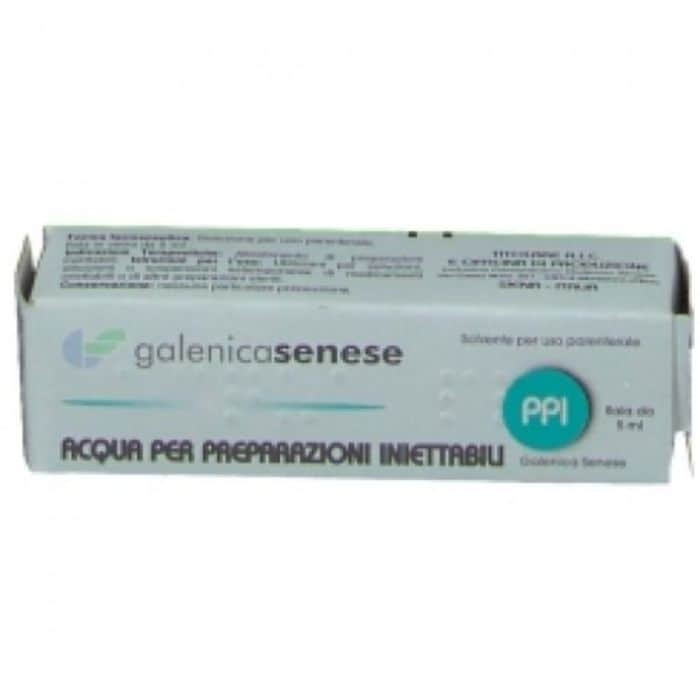 ACQUA PER PREPARAZIONI INIETTABILI GALENICA SENESE