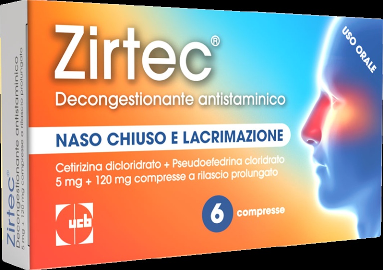 ZIRTEC DECONGESTIONANTE ANTISTAMINICO