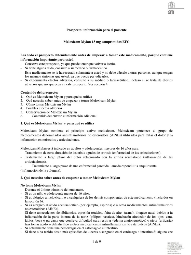 MELOXICAM MYLAN GENERICS