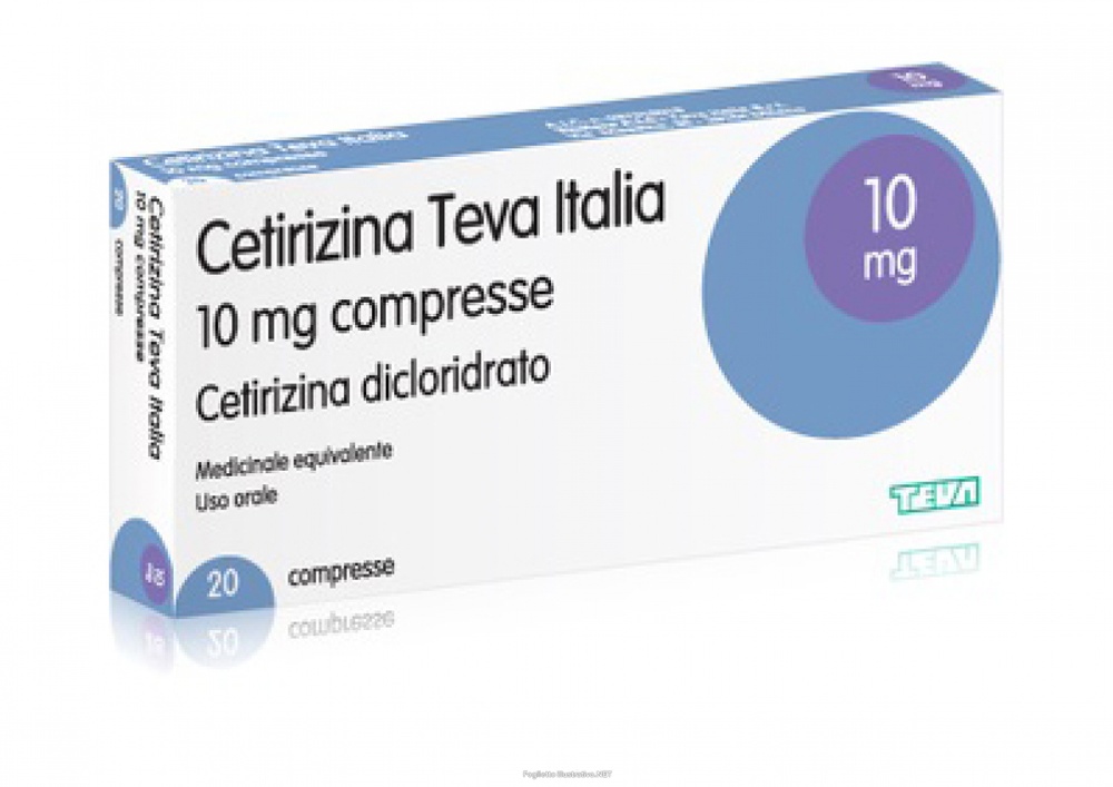 CETIRIZINA TEVA ITALIA