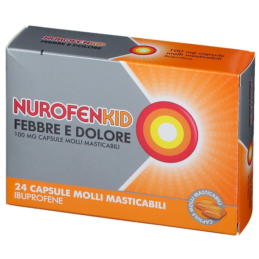 nurofenkid-febbre-e-dolore-capsula-molle-100-mg