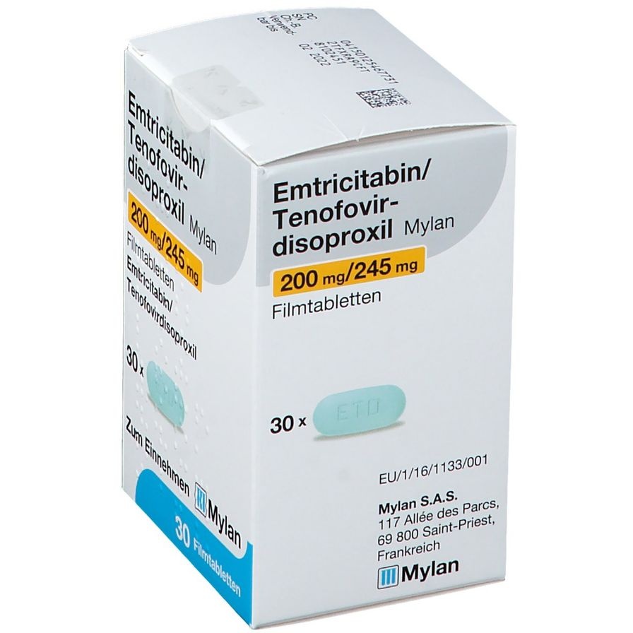 EMTRICITABINA/TENOFOVIR DISOPROXIL MYLAN